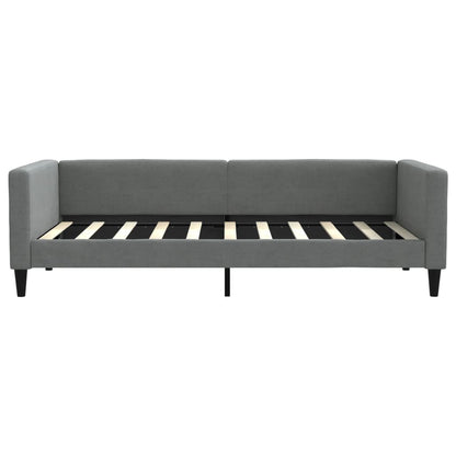 vidaXL Daybed with Trundle&Drawers without Mattress Dark Grey 90x190cm 5