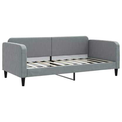 vidaXL Daybed with Trundle&Drawers Light Grey 90x190 cm 6