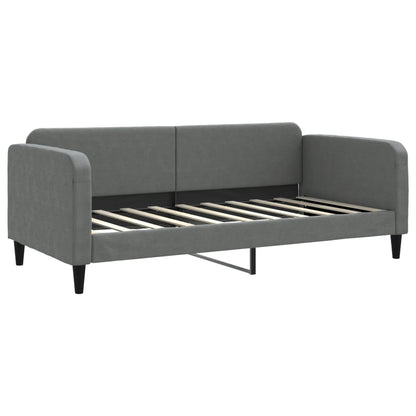 vidaXL Daybed with Trundle&Drawers without Mattress Dark Grey 90x190cm 4