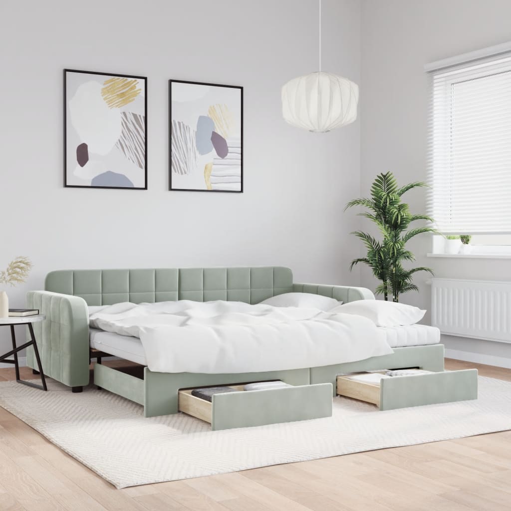 vidaXL Daybed 90x190 cm Velvet