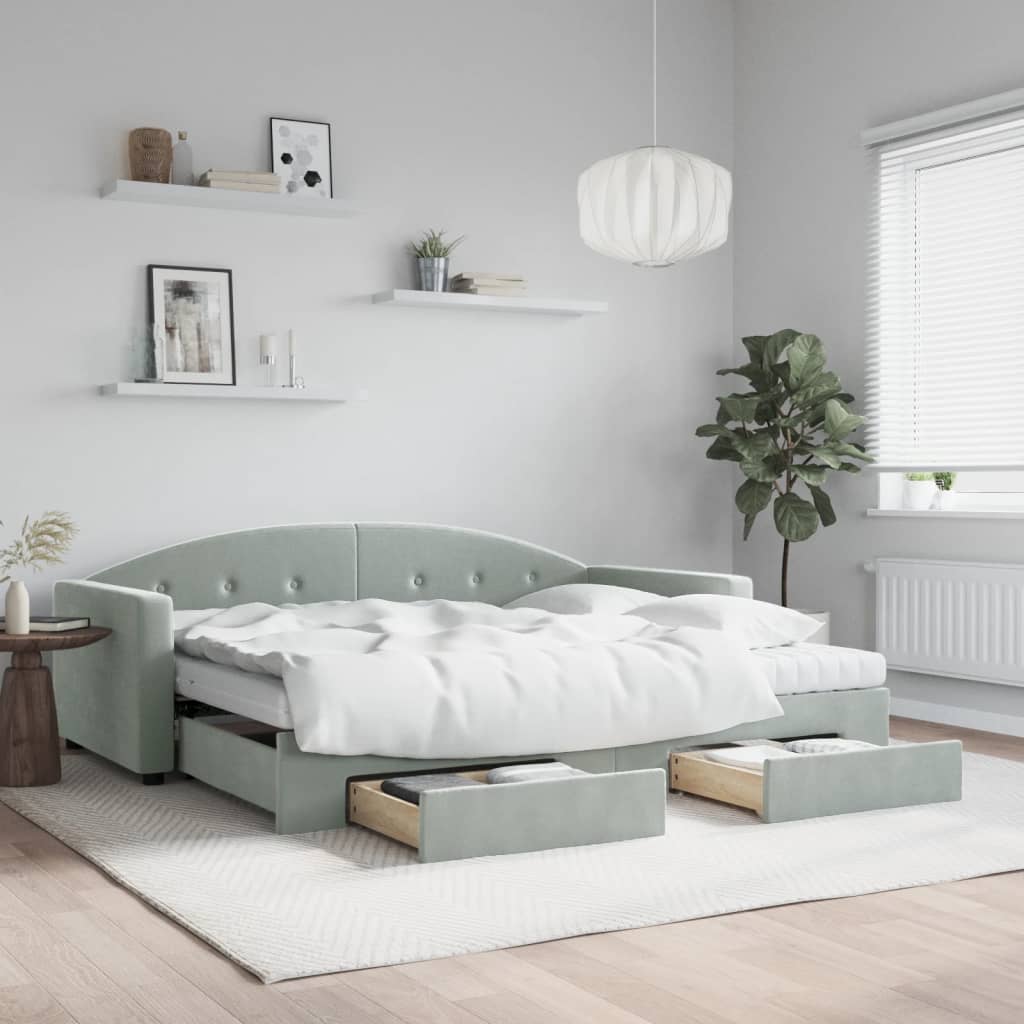 vidaXL Daybed 90x190 cm Velvet