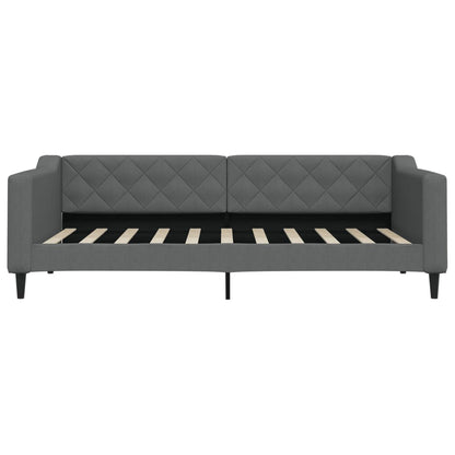 vidaXL Daybed with Trundle&Drawers without Mattress Dark Grey 90x190cm 5