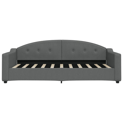 vidaXL Daybed with Trundle&Drawers without Mattress Dark Grey 90x190cm 5