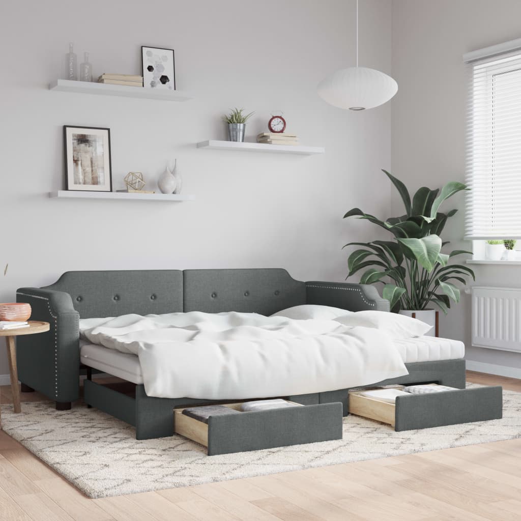 vidaXL Daybed 90x190 cm Fabric