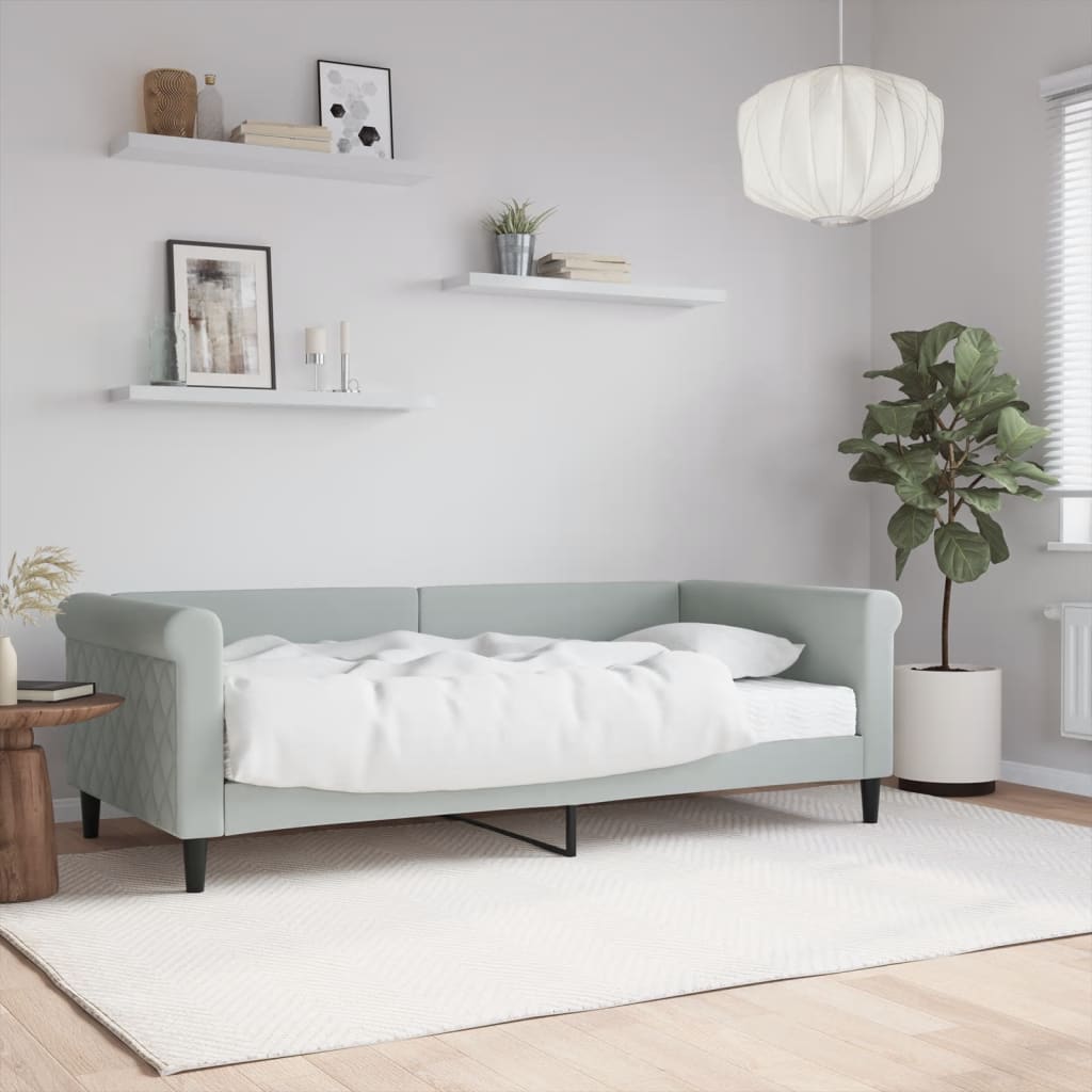 vidaXL Day Bed 90x190 cm Velvet