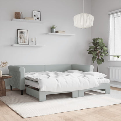 vidaXL Day Bed 90x190 cm Velvet