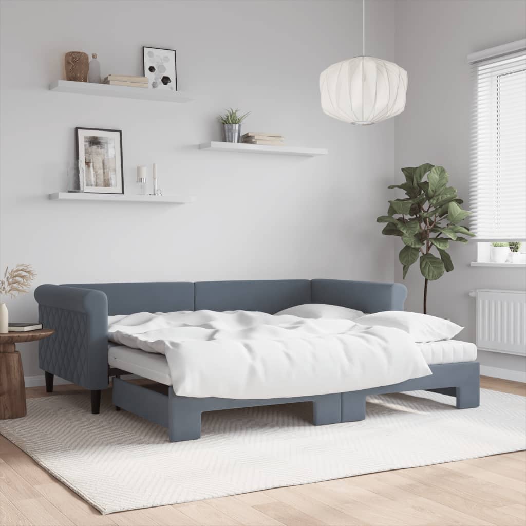 vidaXL Day Bed 90x190 cm Velvet