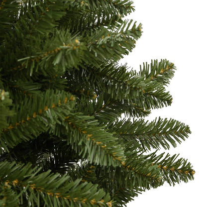 vidaXL Artificial Hinged Christmas Tree with Stand Green 300 cm 4