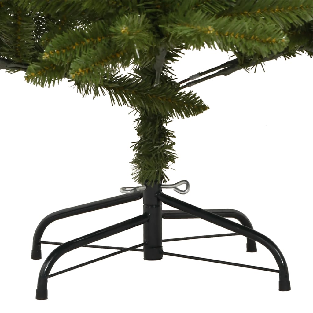 vidaXL Artificial Hinged Christmas Tree with Stand Green 300 cm 5