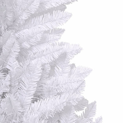 vidaXL Artificial Hinged Christmas Tree with Stand White 270 cm 6