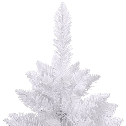 vidaXL Artificial Hinged Christmas Tree with Stand White 300 cm 3