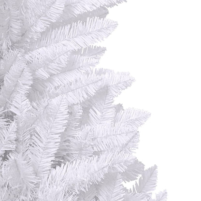 vidaXL Artificial Hinged Christmas Tree with Stand White 300 cm 5