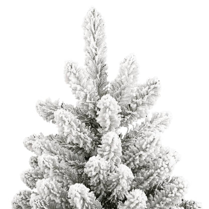 vidaXL Artificial Hinged Christmas Tree with Flocked Snow 270 cm 3