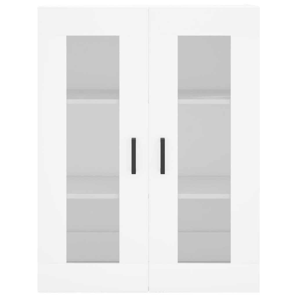 vidaXL Wall Mounted Cabinets 2 pcs White Engineered Wood 5
