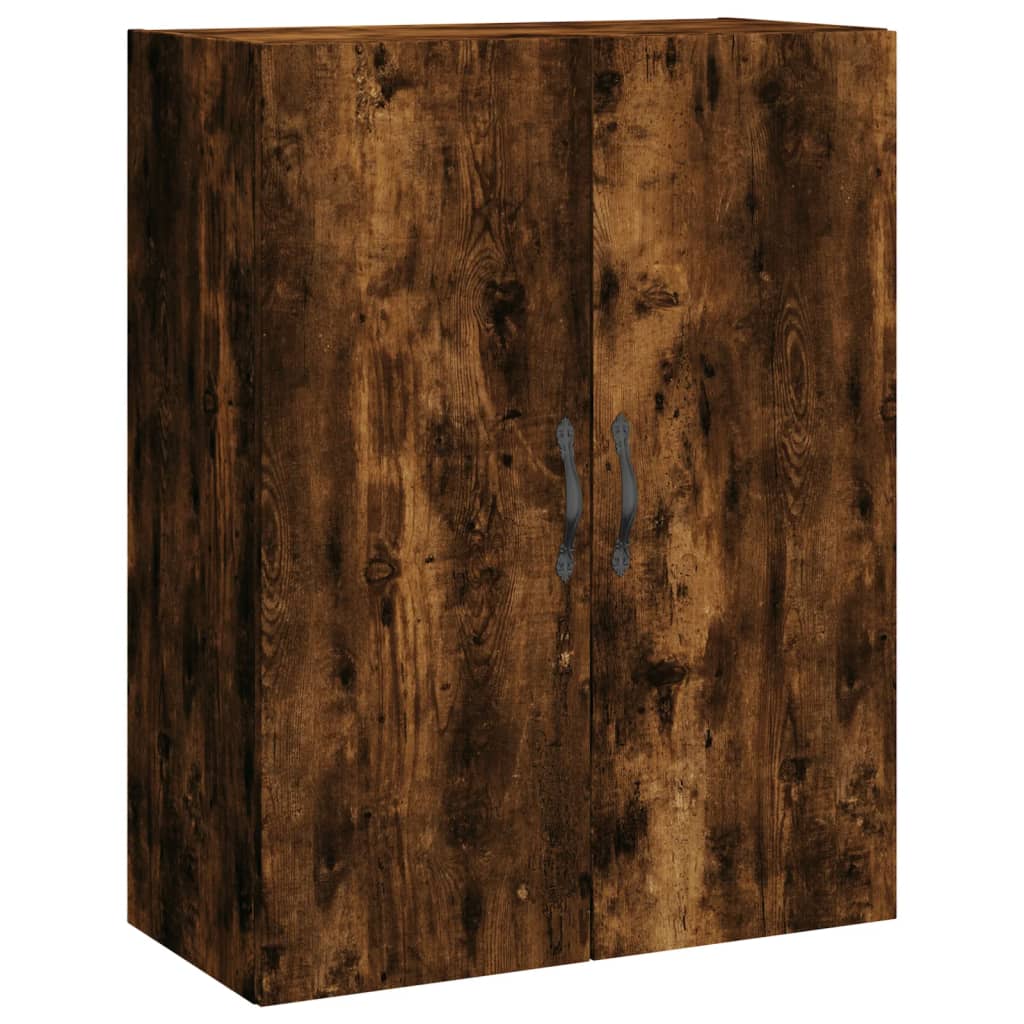 Highboard 69.5x34x180 cm Engineered Wood 3 Drawers Smoked oak