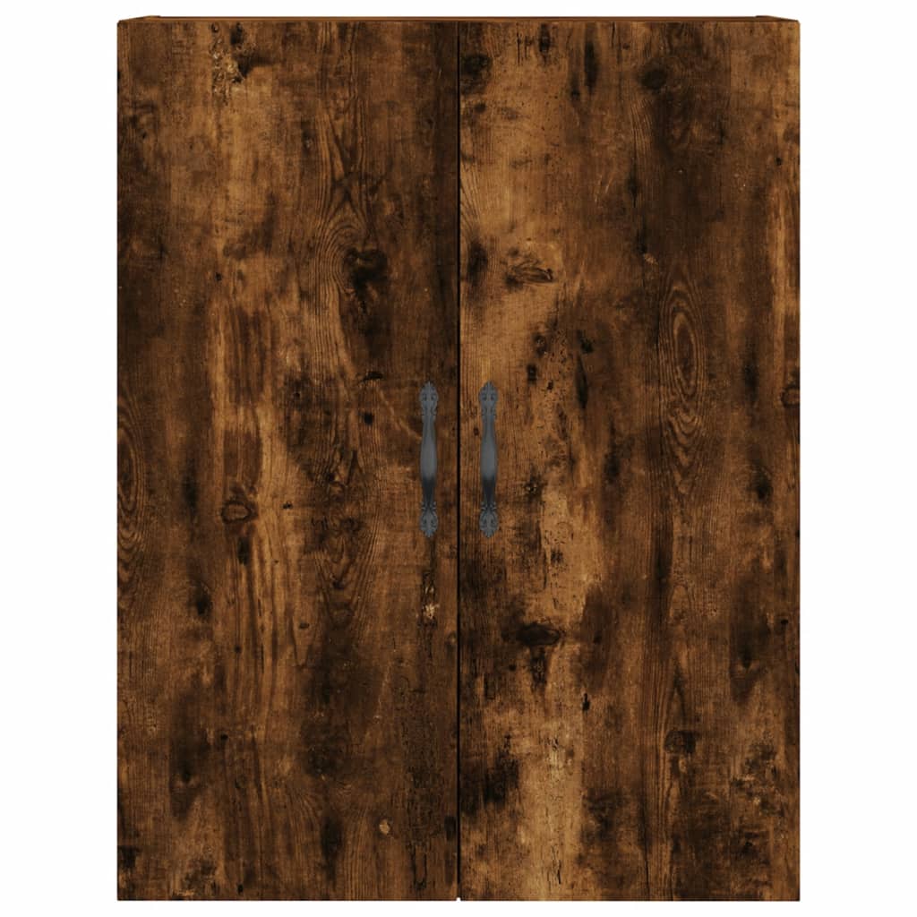 Highboard 69.5x34x180 cm Engineered Wood 3 Drawers Smoked oak