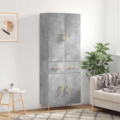 vidaXL Highboard 69.5x34x180 cm Engineered Wood 2 doors 2 drawers