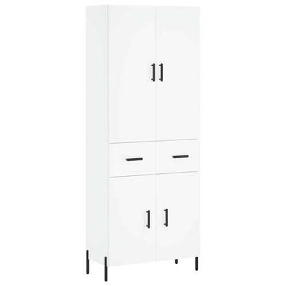 vidaXL Highboard White 69.5x34x180 cm Engineered Wood 2
