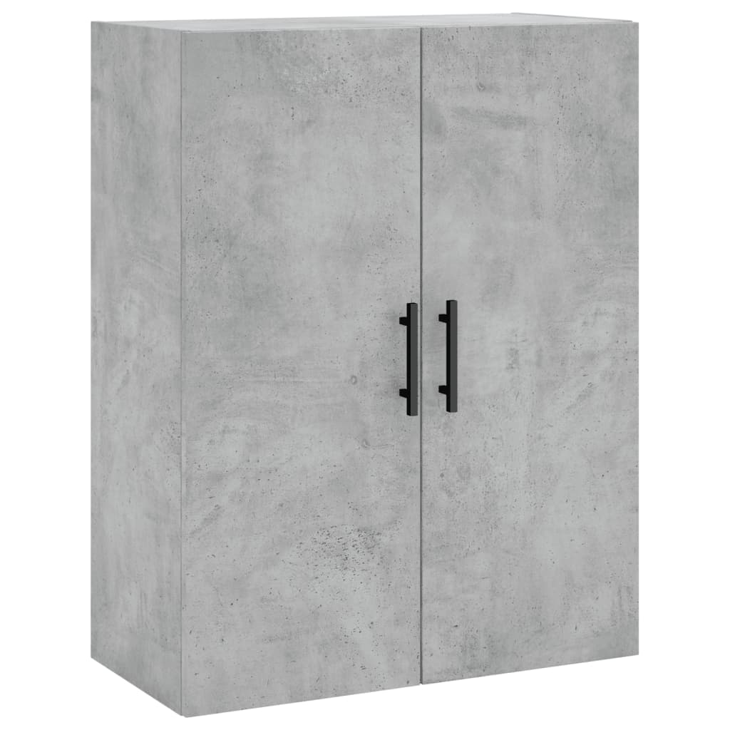 vidaXL Highboard Concrete Grey 69.5x34x180 cm Engineered Wood 5