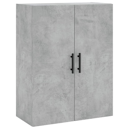 vidaXL Highboard Concrete Grey 69.5x34x180 cm Engineered Wood 5