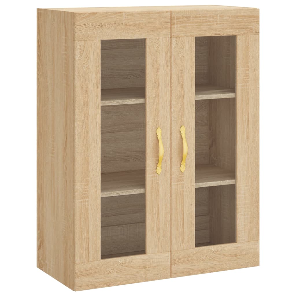 Highboard 69.5x34x180 cm Engineered Wood 2 Wood Doors Sonoma oak