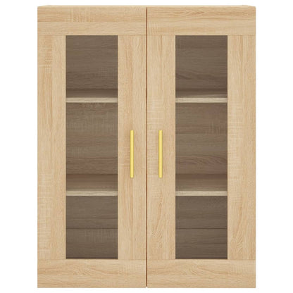 Highboard 69.5x34x180 cm Engineered Wood 2 Wood Doors Sonoma oak