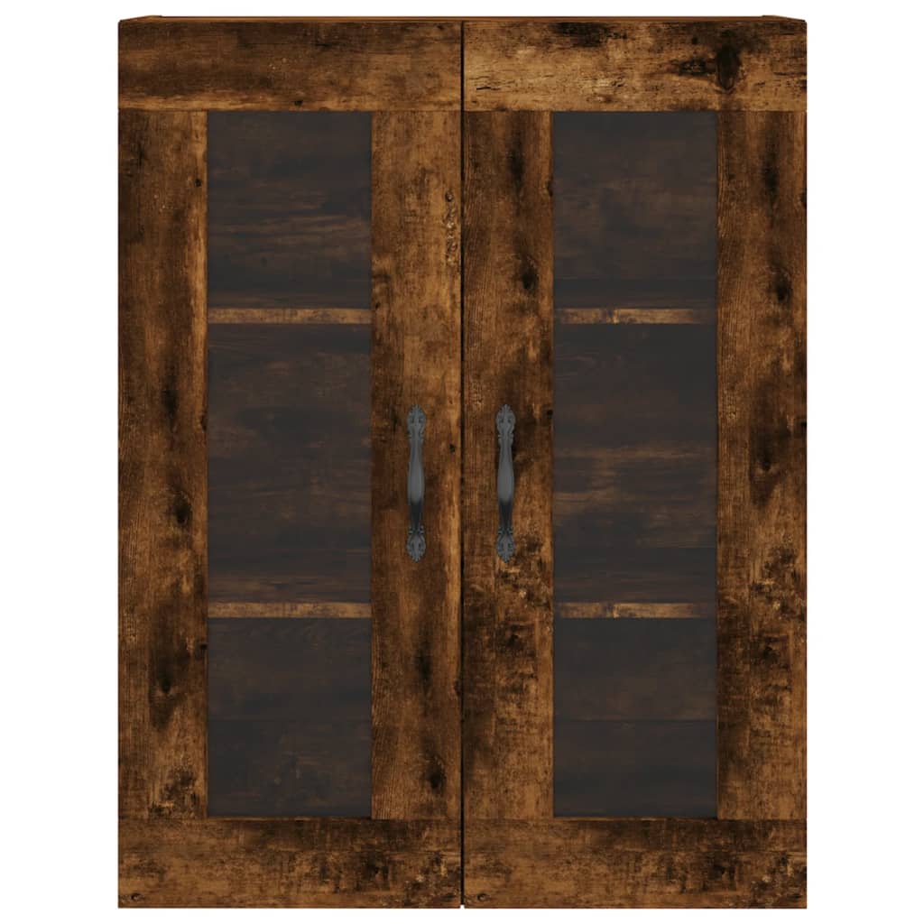 Highboard 69.5x34x180 cm Engineered Wood 3 Drawers Smoked oak