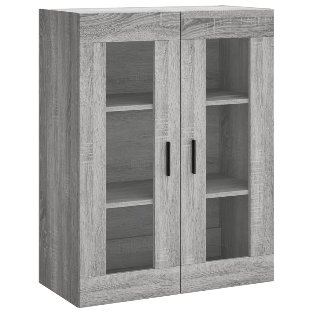 vidaXL Highboard Grey Sonoma 69.5x34x180 cm Engineered Wood 5