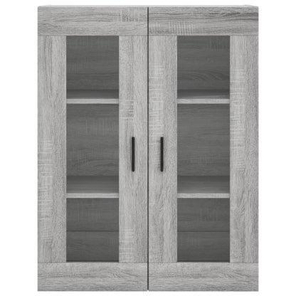 vidaXL Highboard Grey Sonoma 69.5x34x180 cm Engineered Wood 6