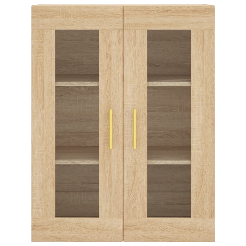 vidaXL Highboard Sonoma Oak 69.5x34x180 cm Engineered Wood 6