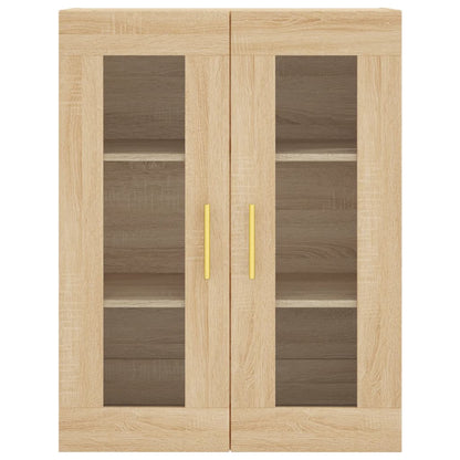 vidaXL Highboard Sonoma Oak 69.5x34x180 cm Engineered Wood 6