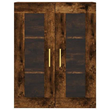 vidaXL Highboard Smoked Oak 69,5x34x180 cm Engineered Wood 5