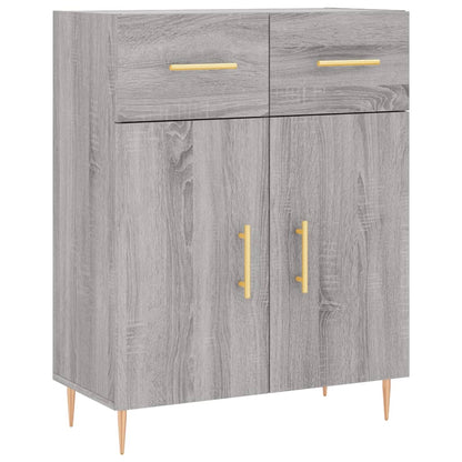 vidaXL Highboard Grey Sonoma 69,5x34x180 cm Engineered Wood 6