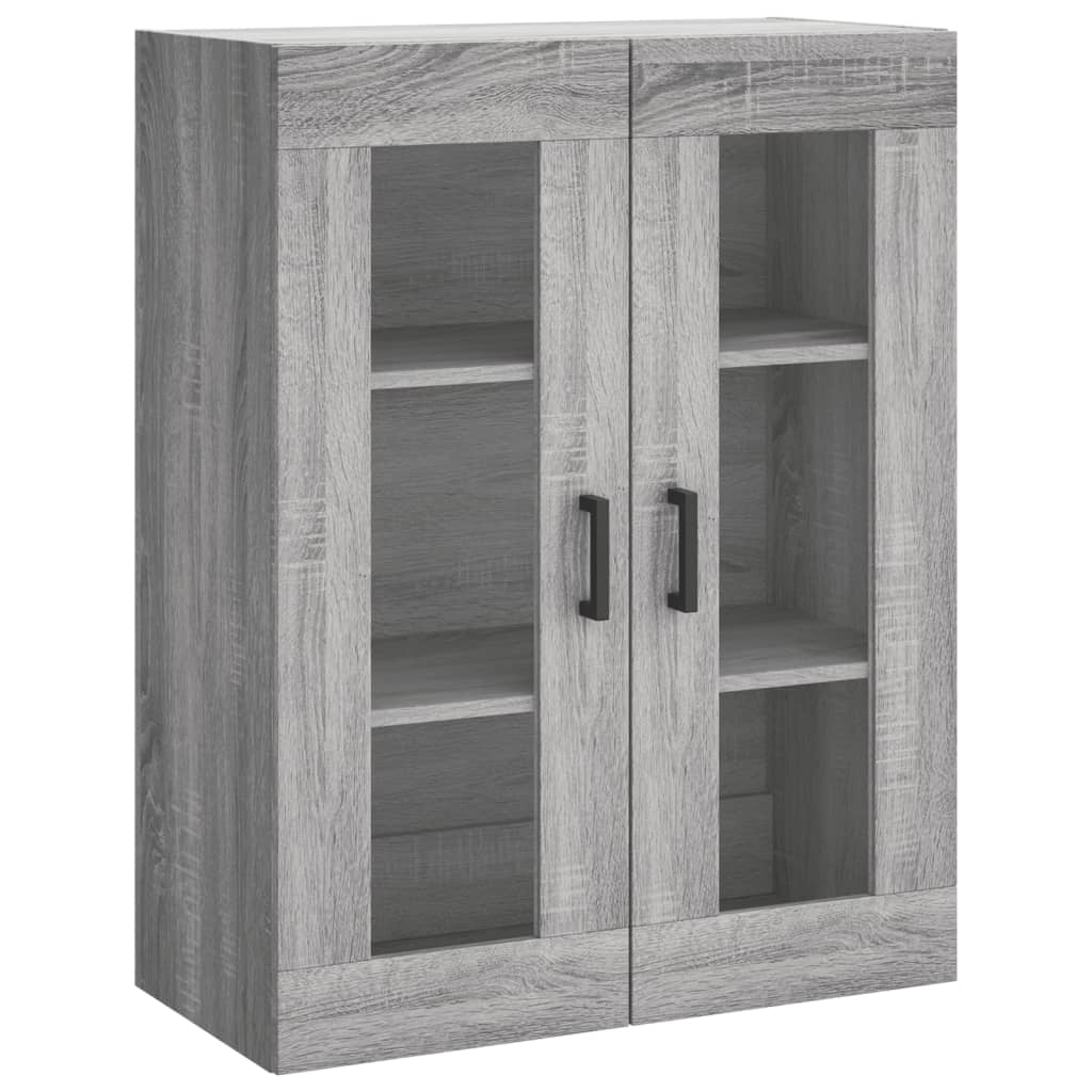 vidaXL Highboard Grey Sonoma 69.5x34x180 cm Engineered Wood 5