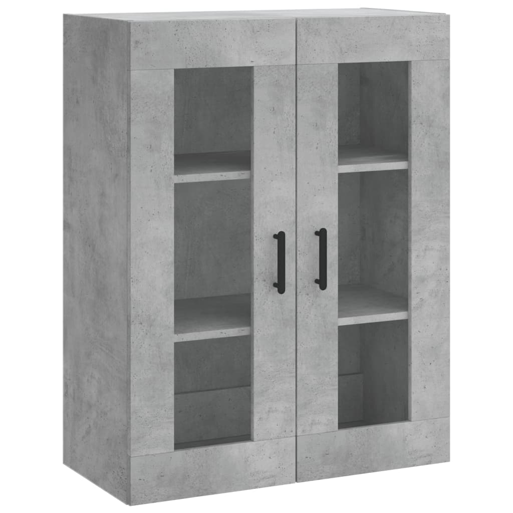 vidaXL Highboard Concrete Grey 69.5x34x180 cm Engineered Wood 5