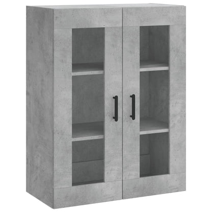 vidaXL Highboard Concrete Grey 69.5x34x180 cm Engineered Wood 5