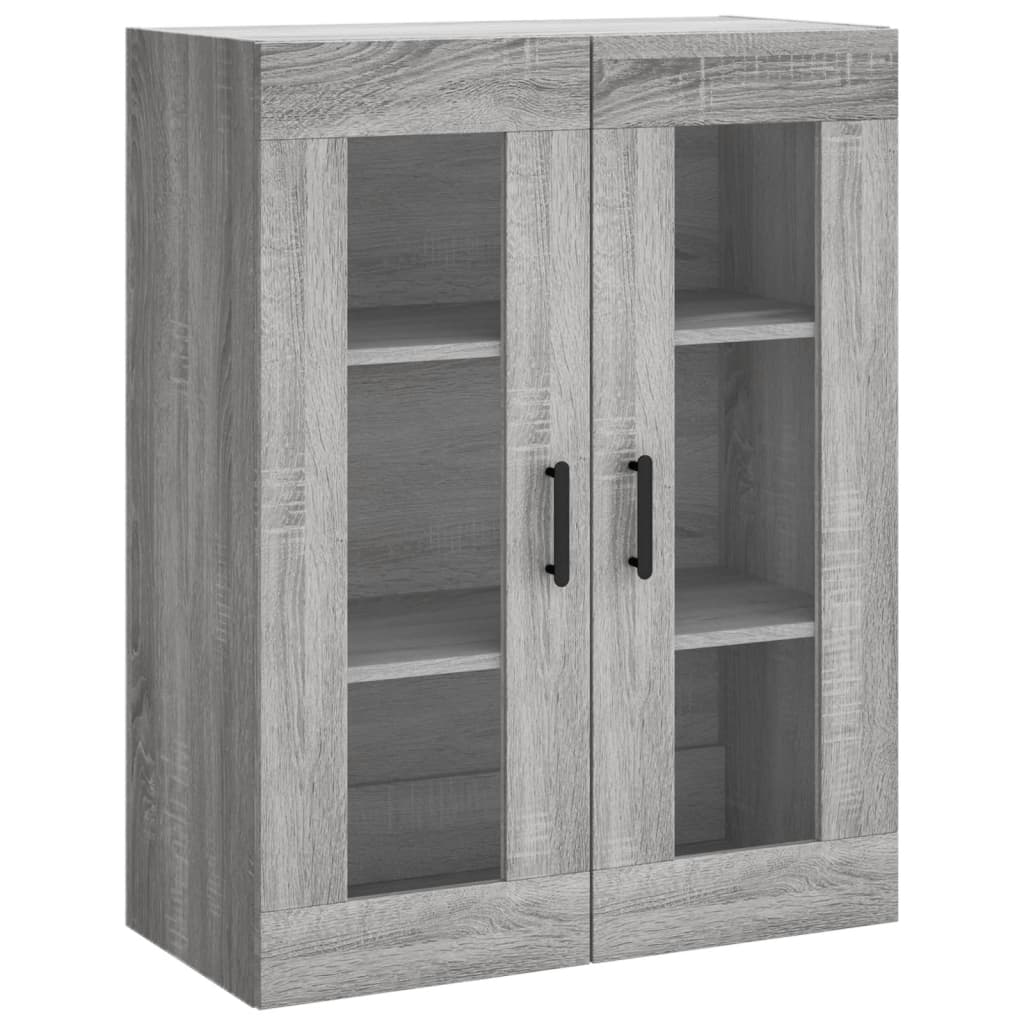 vidaXL Highboard Grey Sonoma 69.5x34x180 cm Engineered Wood 5