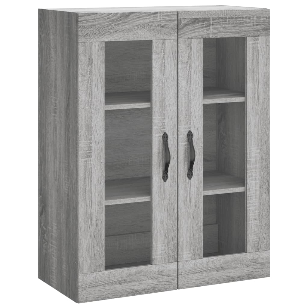 vidaXL Highboard Grey Sonoma 69.5x34x180 cm Engineered Wood 5