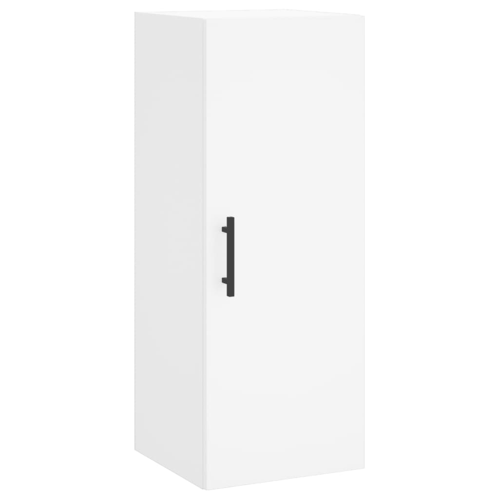 Highboard 34.5x34x180 cm Engineered Wood 1 Door White