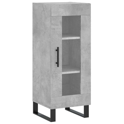 vidaXL Highboard Concrete Grey 34,5x34x180 cm Engineered Wood 4