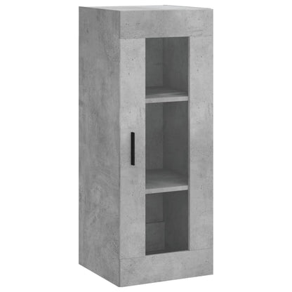 Highboard 34.5x34x180 cm Engineered Wood 1 Door Concrete grey