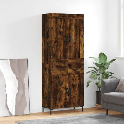 vidaXL Highboard 69.5x34x180 cm Engineered Wood 2 doors 2 drawers