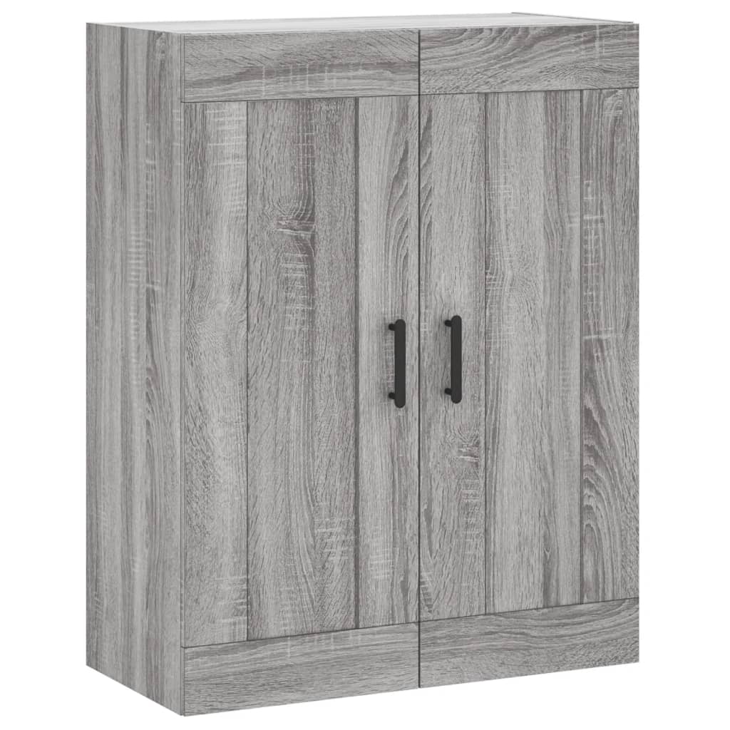vidaXL Highboard Grey Sonoma 69,5x34x180 cm Engineered Wood 4