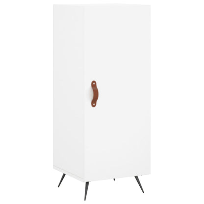 Highboard 34.5x34x180 cm Engineered Wood 1 Door White