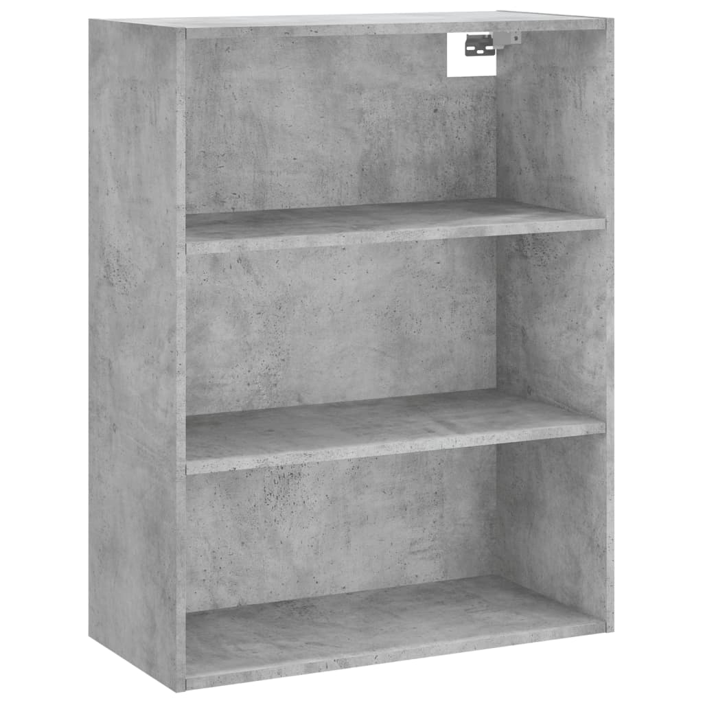 vidaXL Highboard Concrete Grey 69,5x34x180 cm Engineered Wood 4