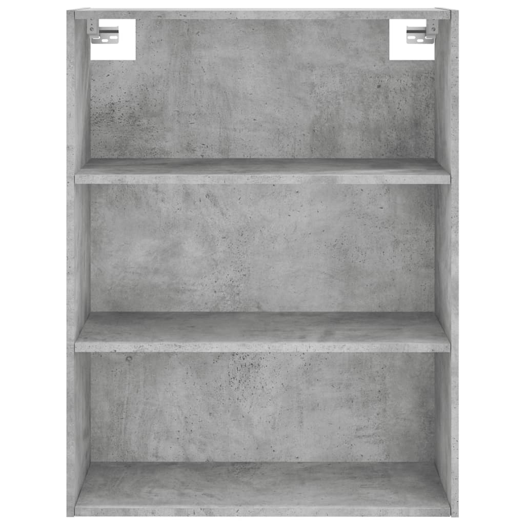 vidaXL Highboard Concrete Grey 69,5x34x180 cm Engineered Wood 5