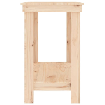 Work Bench Solid Wood Pine Natural 110 x 50 x 80 cm
