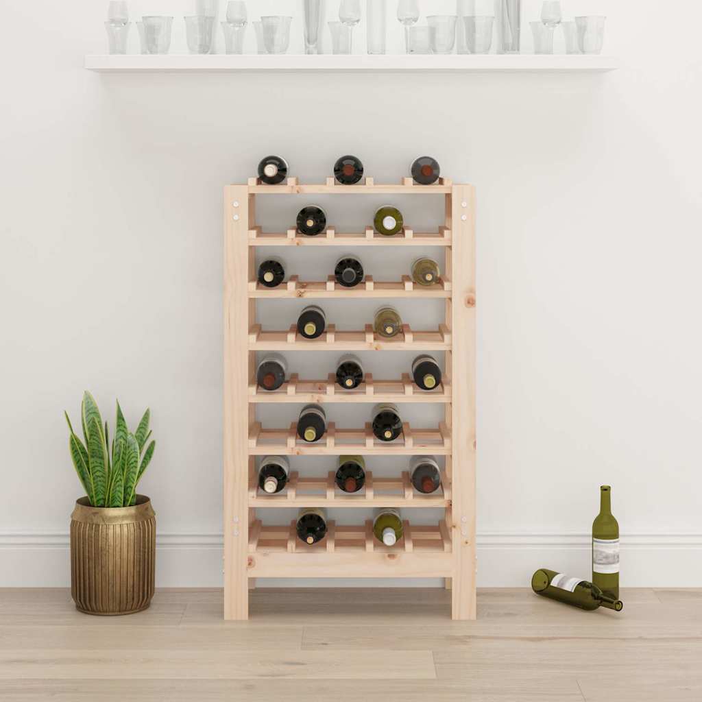 Wine Rack 61,5x30x82 cm Solid Wood Pine 61.5 cm
