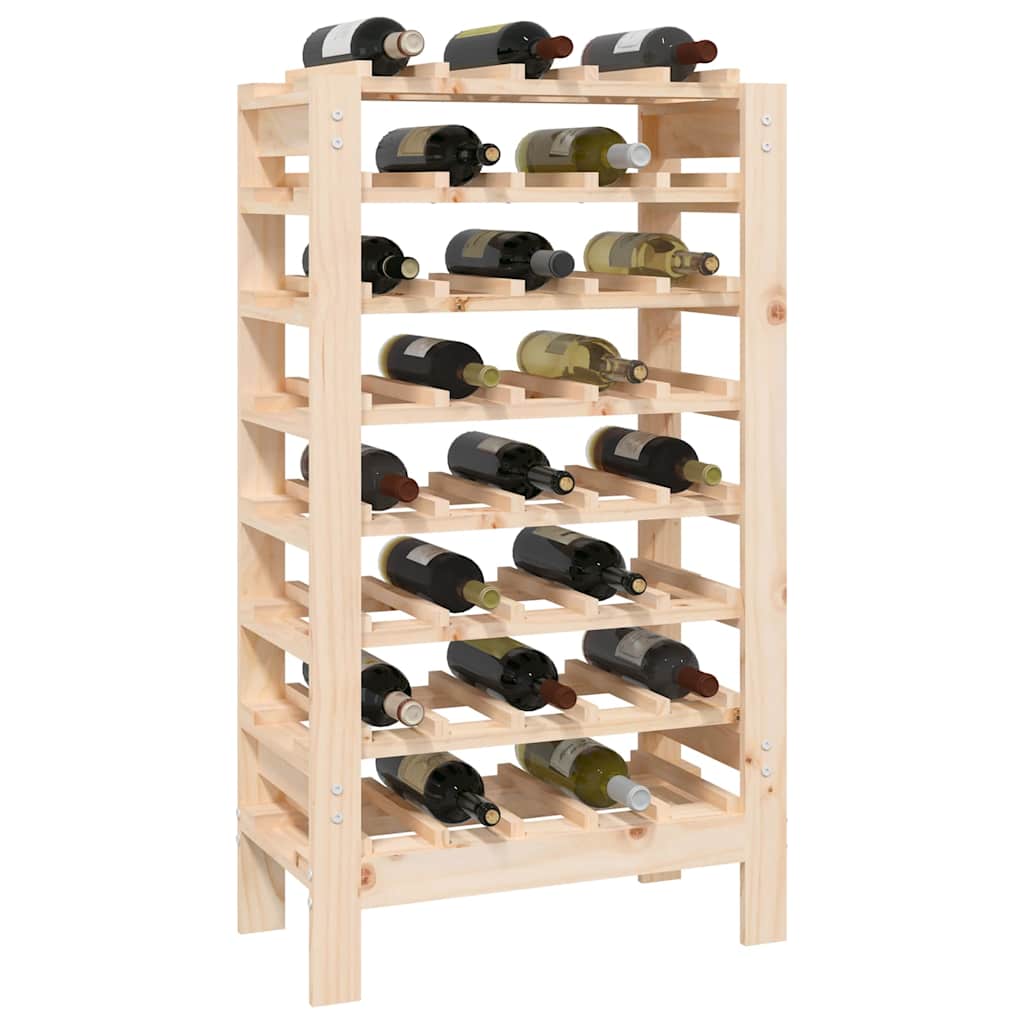 Wine Rack 61,5x30x82 cm Solid Wood Pine 61.5 cm