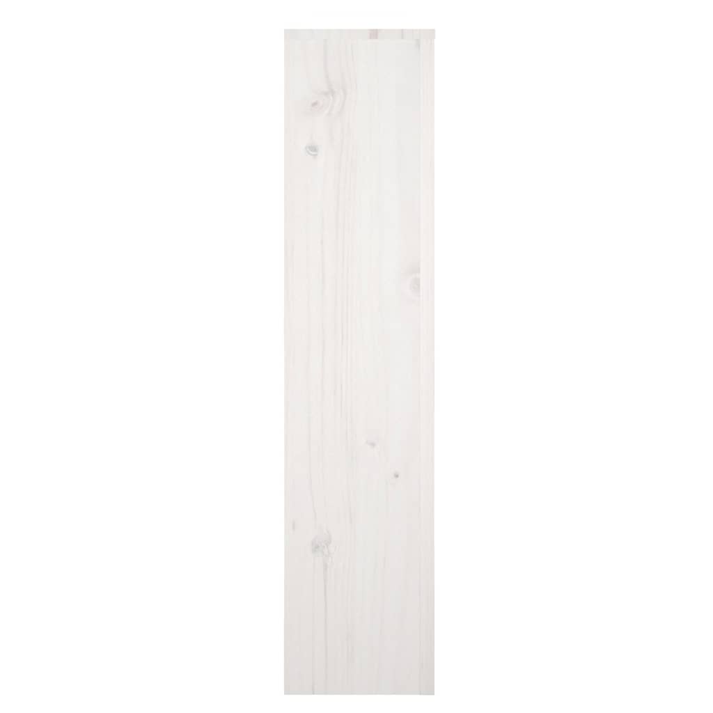 Radiator Cover Solid Wood Pine Depth 19 cm White 169 cm